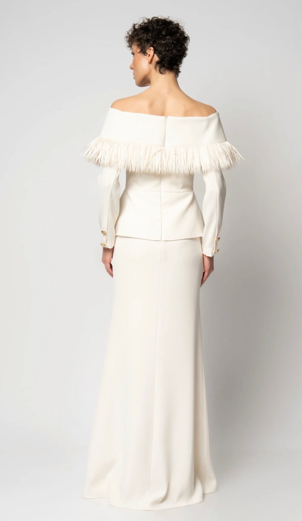 فستان كريب جميع المقاسات