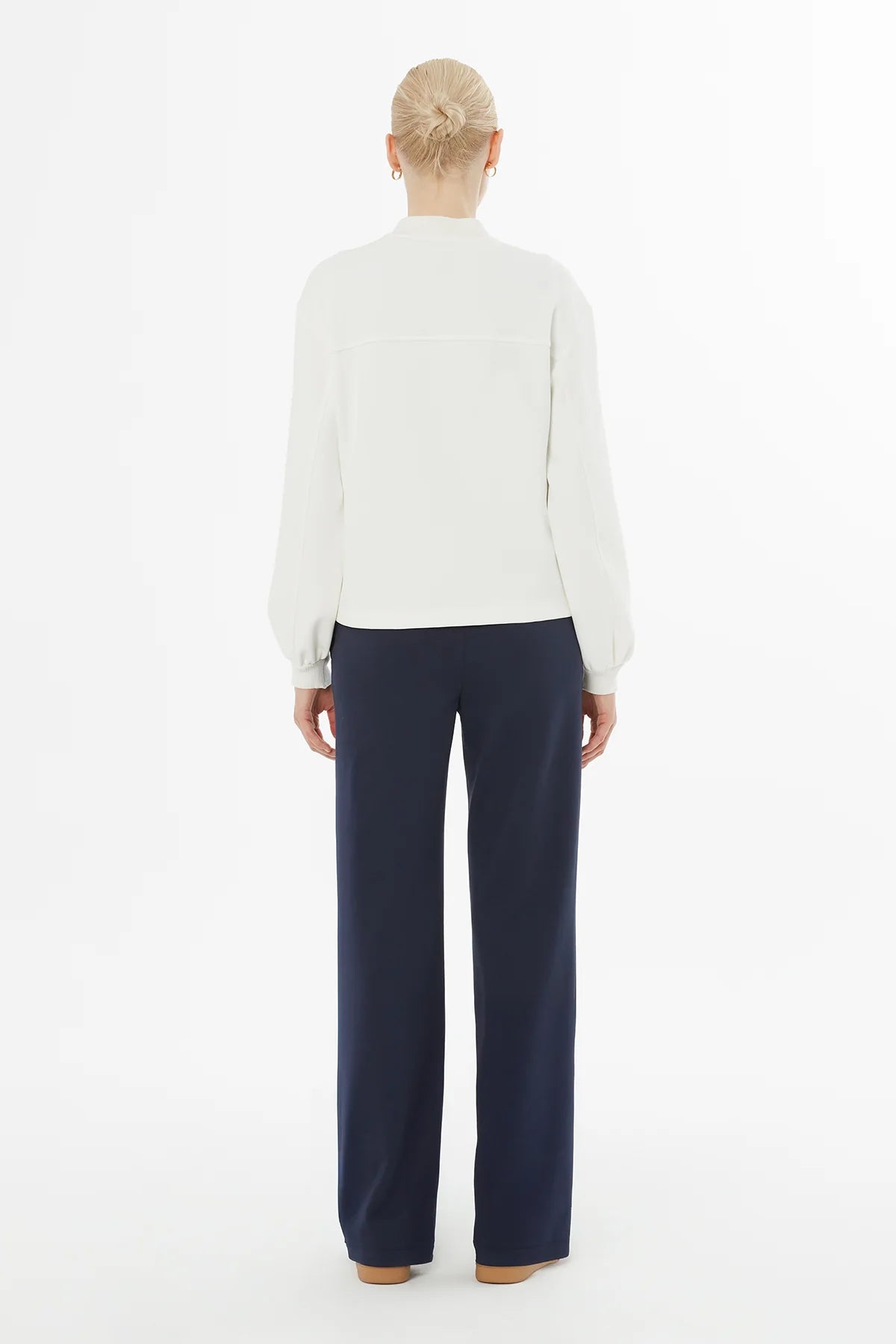 Fermuarlı Triko Yakalı Eşofman Takımı