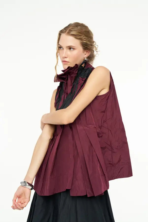Adhara Bluz - Bordo