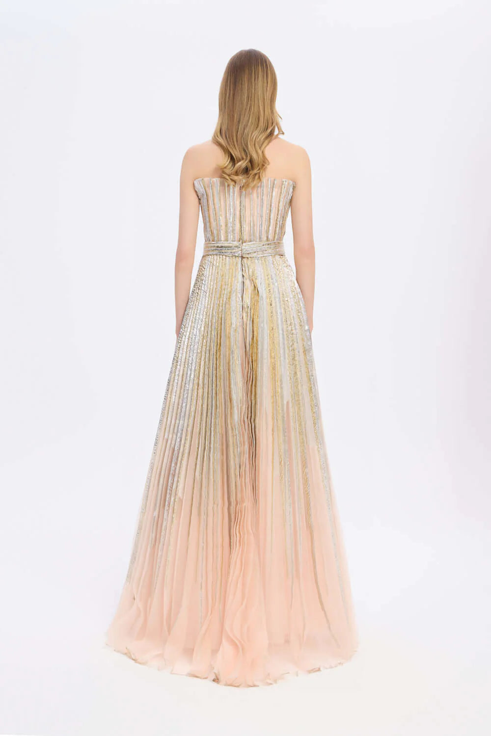 PRENSES KESİM UZUN ABİYE ELBİSE - 9039C