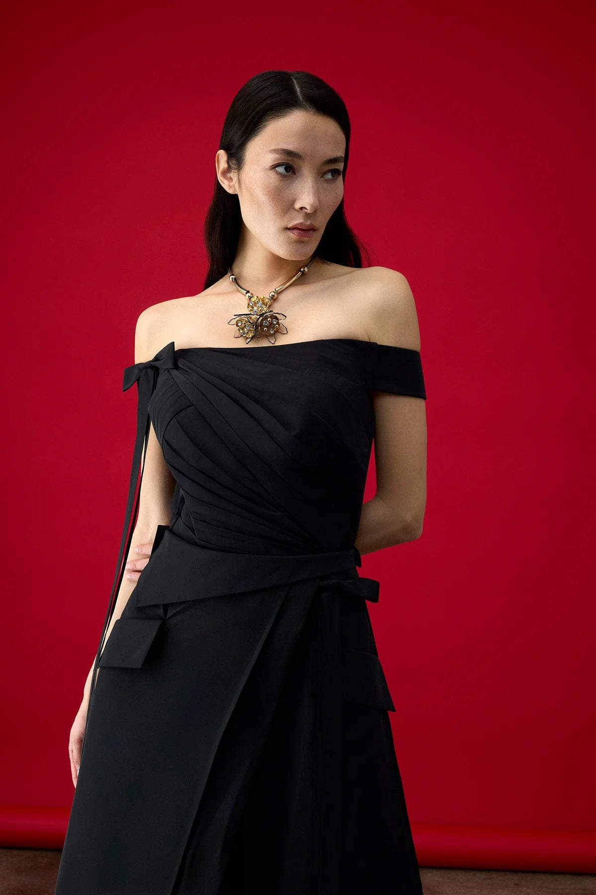 فستان اسود  مقاس 36