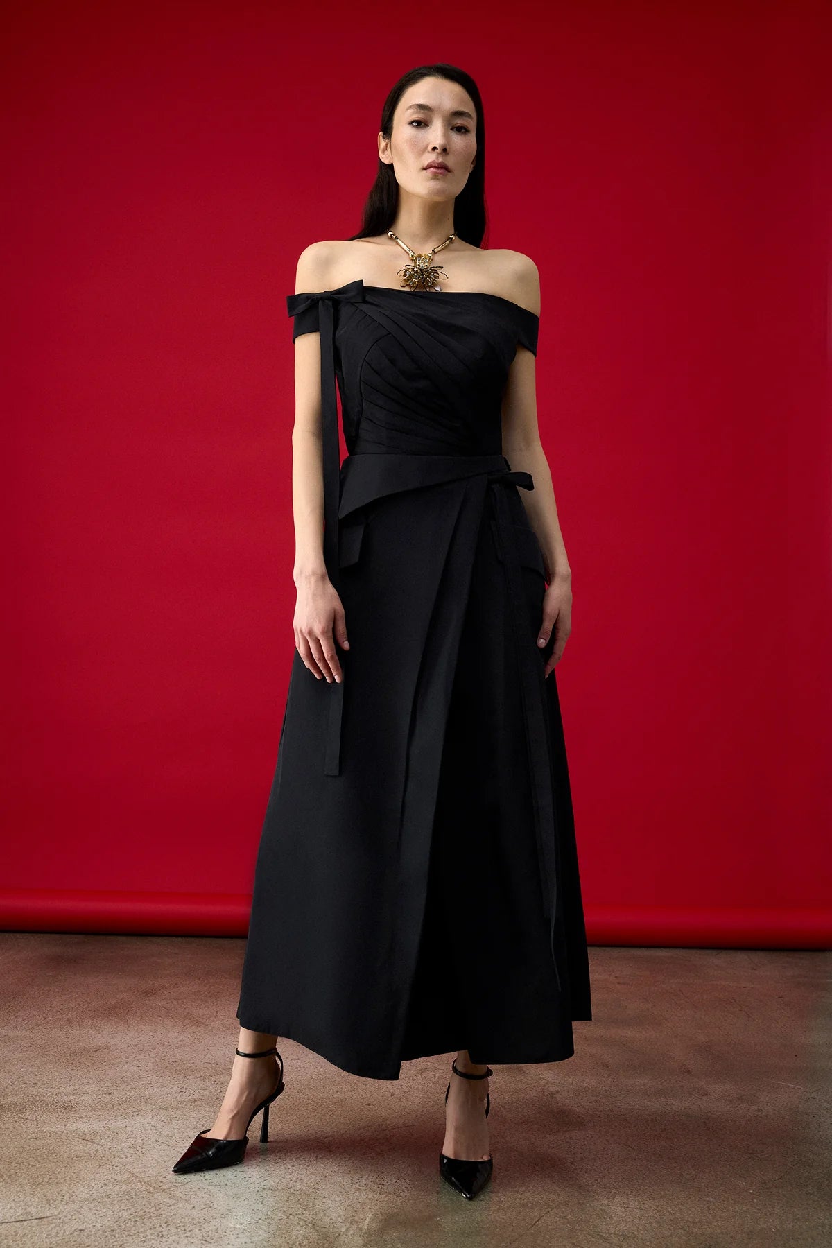 فستان اسود  مقاس 36