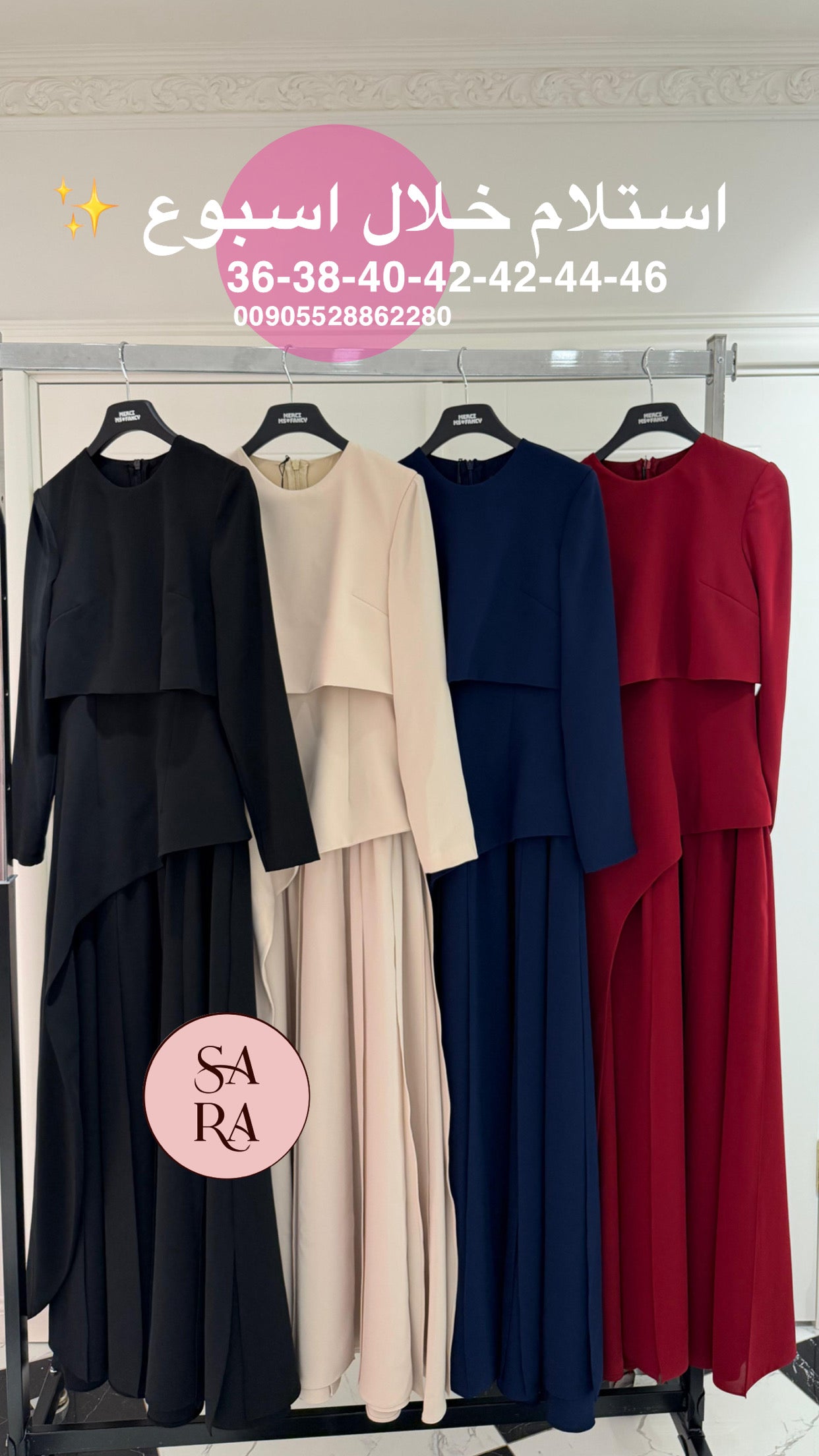 UZUN ABİYE ELBİSE 9109