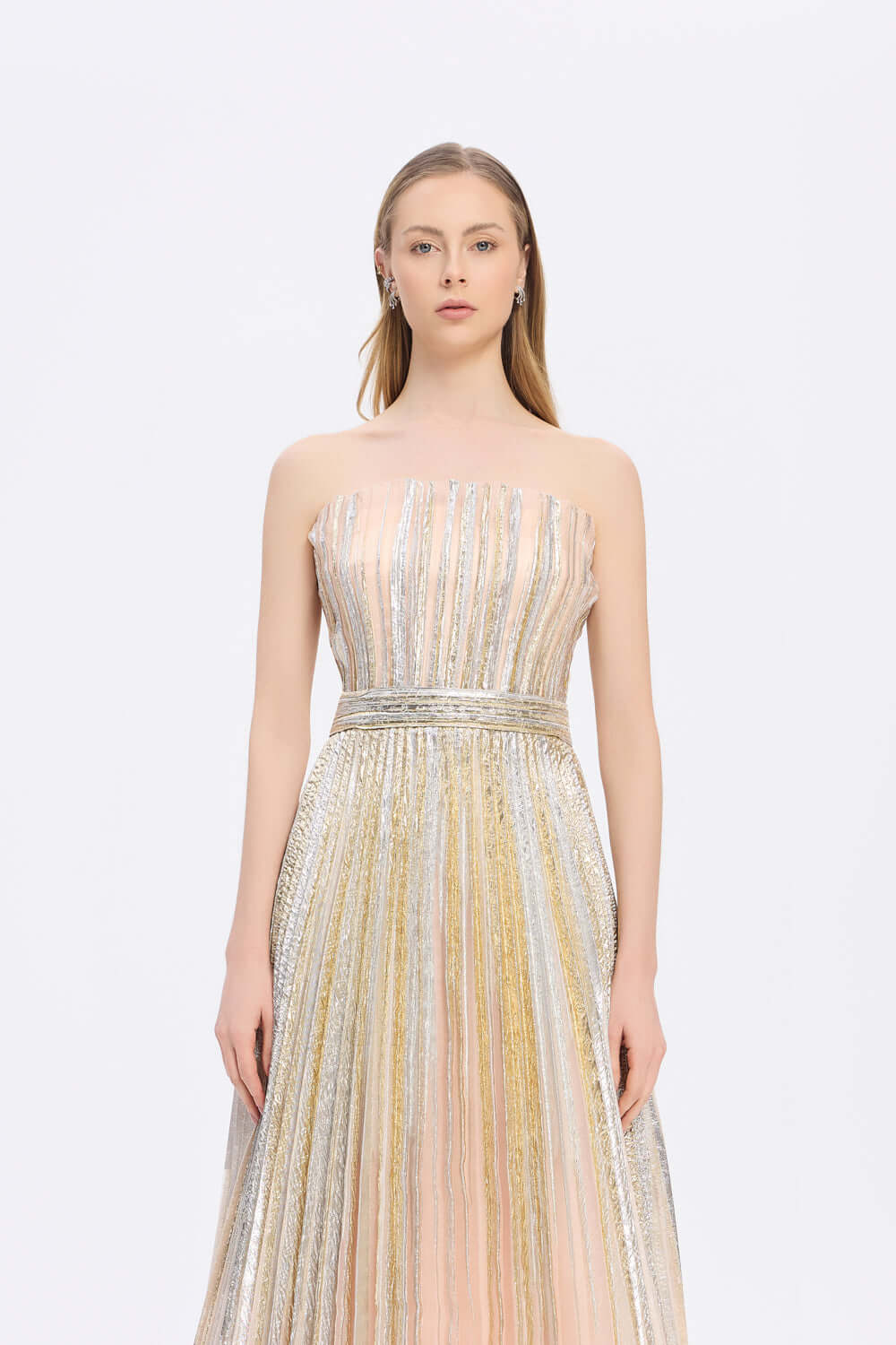 PRENSES KESİM UZUN ABİYE ELBİSE - 9039C