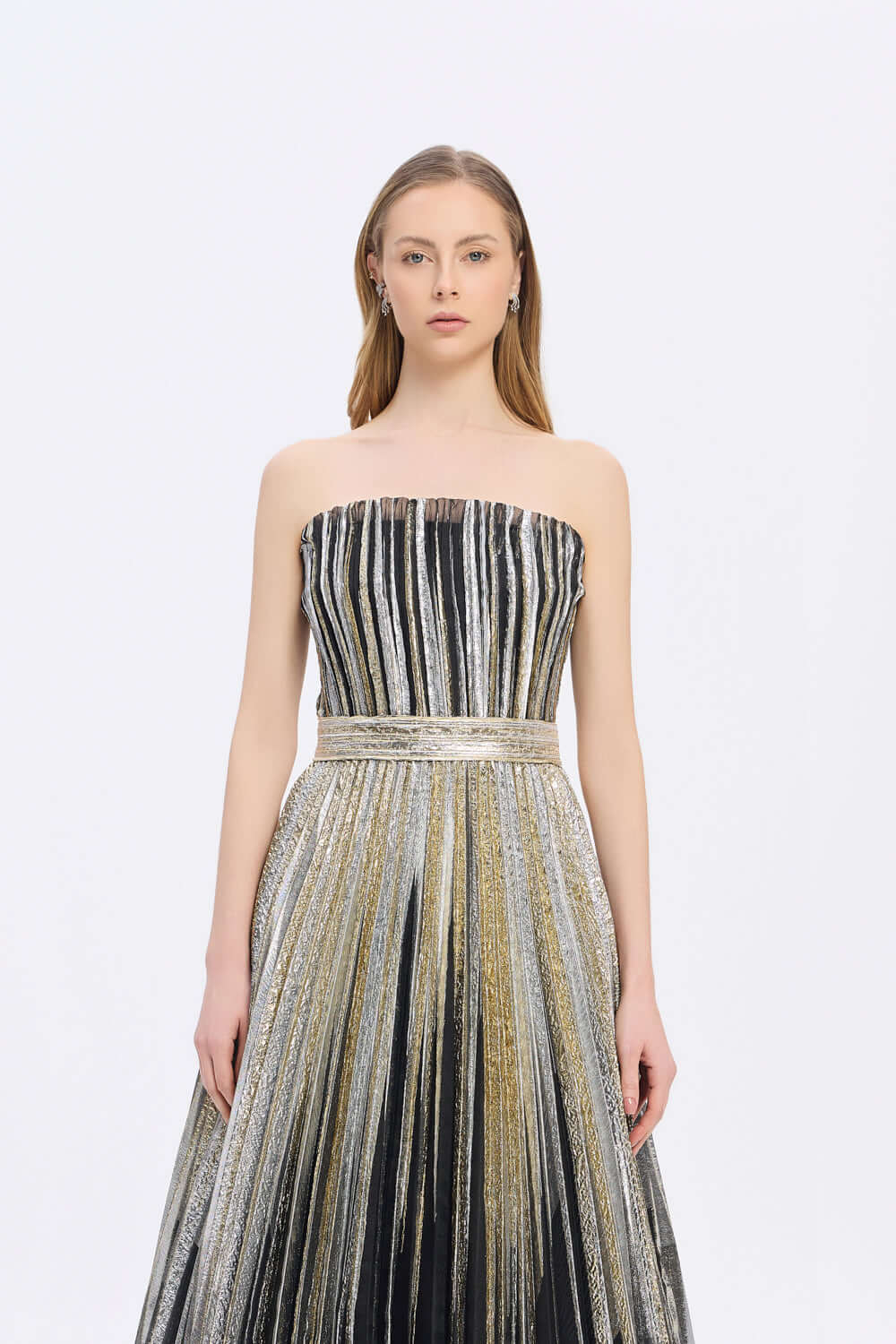 PRENSES KESİM UZUN ABİYE ELBİSE - 9039C