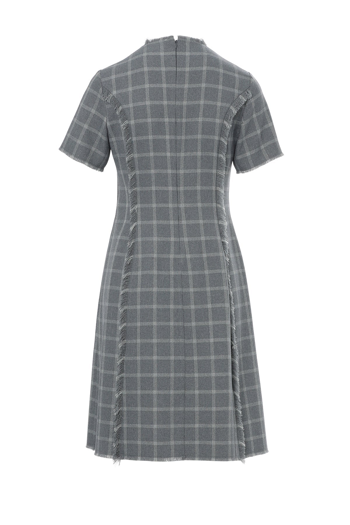 Arkası Fermuarlı Elbise