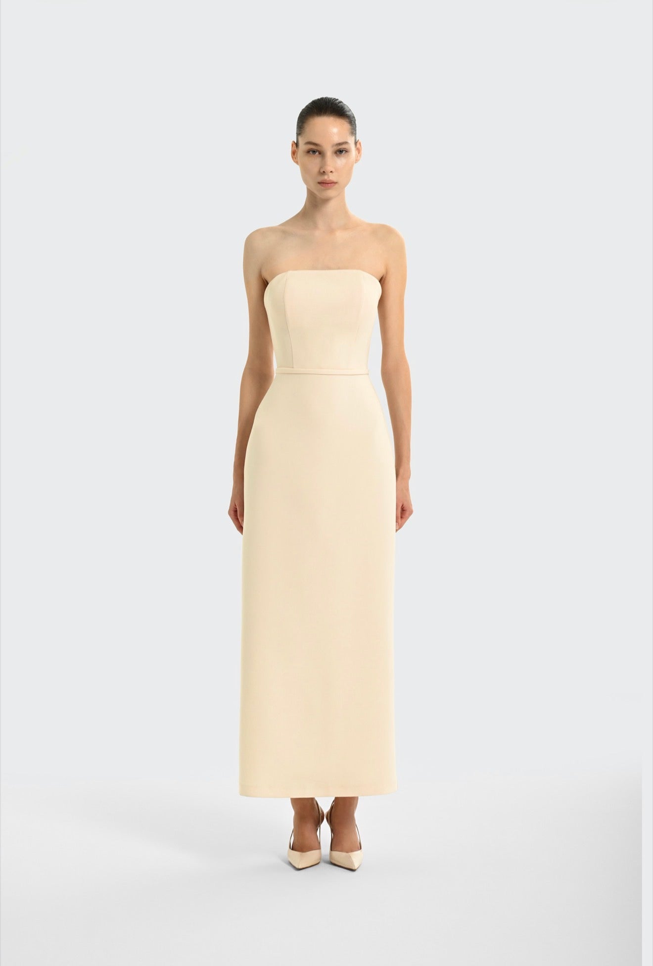 Elegant Evening Dress with Cape – Luxury Formal Dress 1390