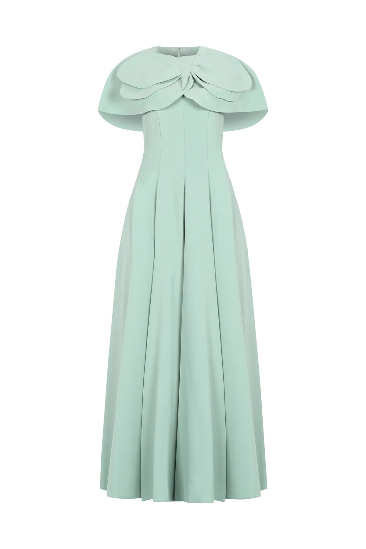 BOLERO DETAYLI STRAPLEZ KLOŞ ETEK ABİYE ELBİSE 1187