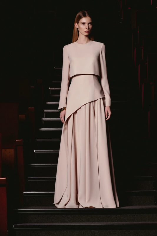 UZUN ABİYE ELBİSE 9109