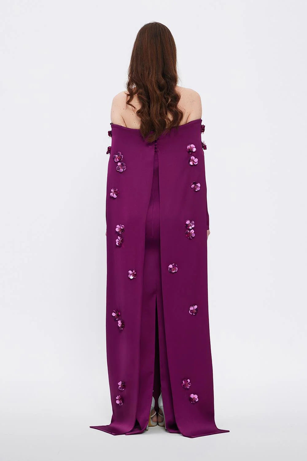 STRAPLEZ YAKA UZUN ABİYE ELBİSE - 1026C