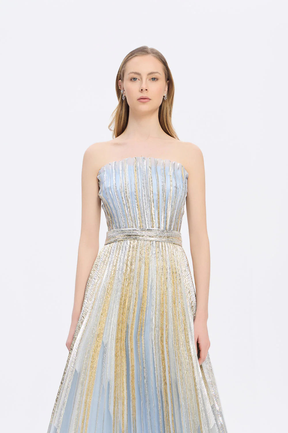 PRENSES KESİM UZUN ABİYE ELBİSE - 9039C