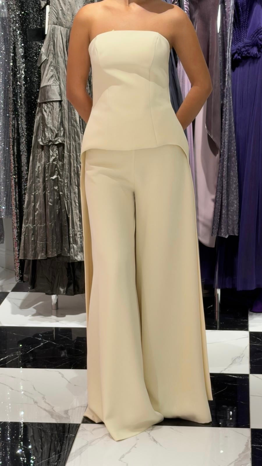 STRAPLEZ KUYRUK DETAYLI ABİYE TAKIM 21033