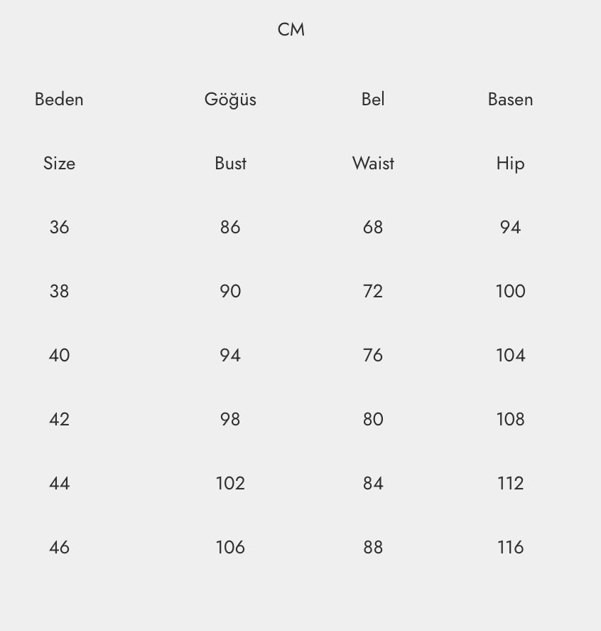 ETEĞİ FIRFIR DETAYLI BELİ FİYONKLU TAKIM