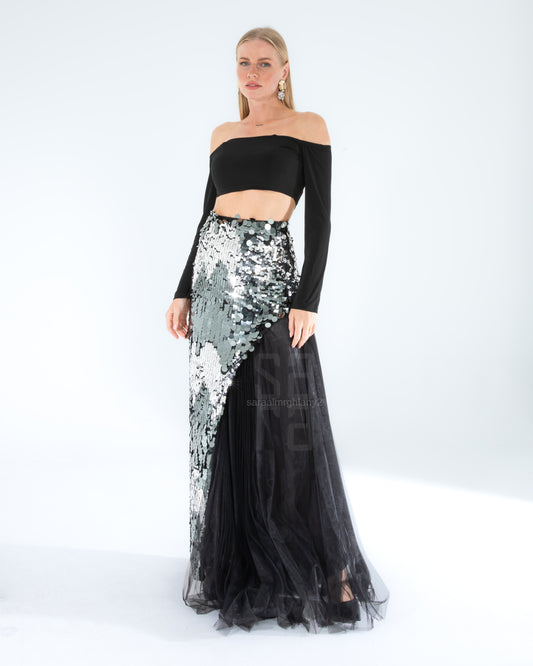 تنوره قطعتين مع تل وترتر مقاس 38