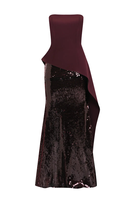 طقم قطعتين برغندي سايز 40